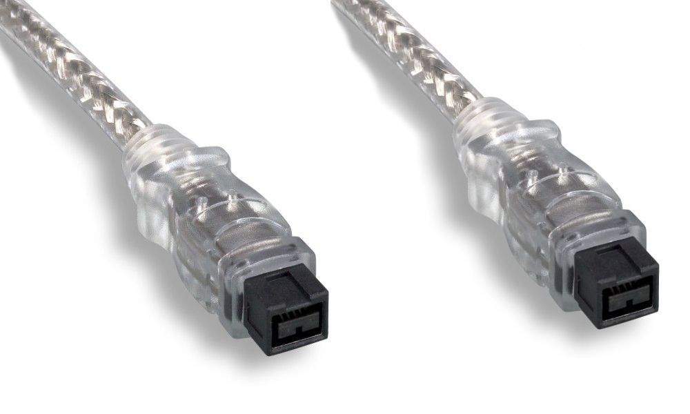 15FT Firewire IEEE-1394B Bilingual Cable Silver 9PIN 9PIN iLink DV 15 Feet
