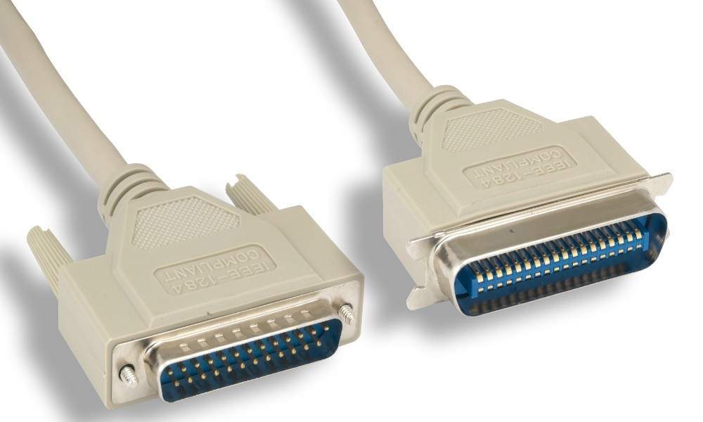 15FT Parallel Printer Cable A-B