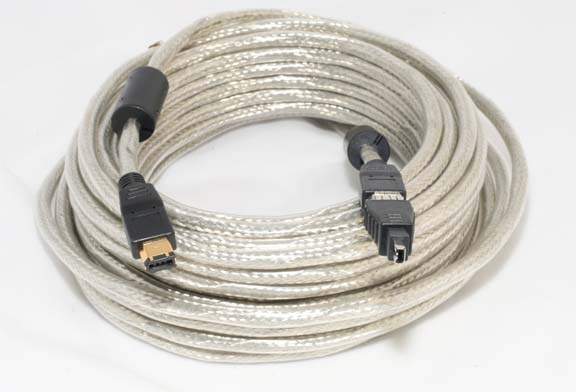 20 Meter Firewire Cable 6PIN 4PIN 65FT 1394A