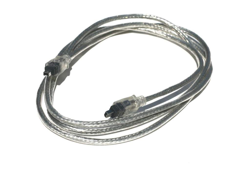 6FT Firewire Cable Silver 4PIN 4PIN