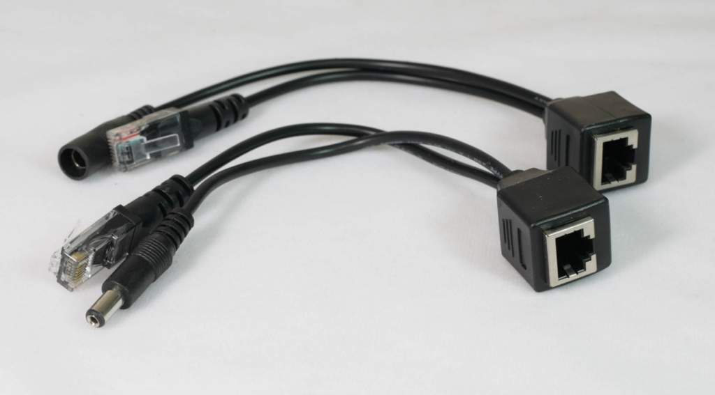 Power over Ethernet Passive PoE Adapter Injector Splitter Kit 5v 12v 24v 48v