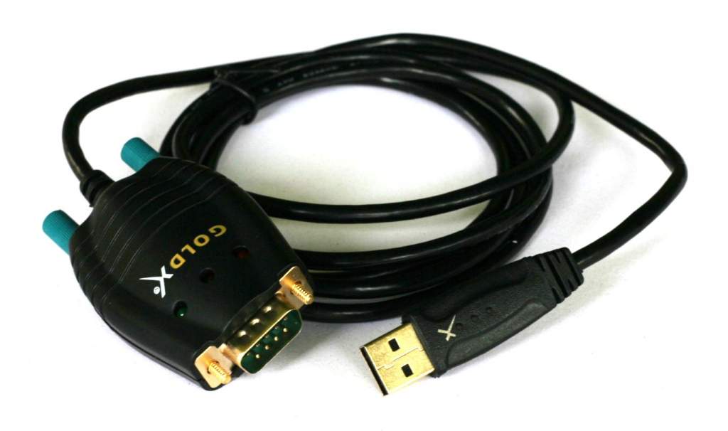 USB to DB9-Male Serial Port Converter 6FT GoldX Windows 10 GXMU-1200